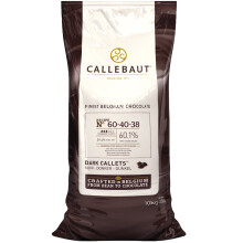 Callebaut Recipe 60-40-38 - Dark Chocolate (60.1%) Buttons - 10kg