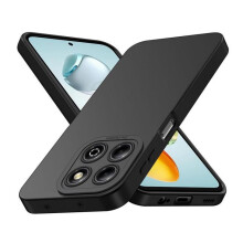 Coque pour Honor 200 Smart 5G et Honor X7c - housse etui silicone gel fine + film ecran - NOIR