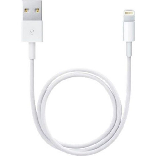 Câble USB - PLATYNE - Lightning vers USB - Blanc - Compatible iPhone 5/6/7/8/X - Synchronisation et recharge
