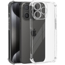 Coque - AVIZAR - iPhone 15 Pro Max - Flexible - Antichoc - Transparent