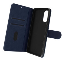 Housse pour Oppo A17 - AVIZAR - Portefeuille et Support Vidéo - Bleu