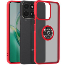 Coque - AVIZAR - Honor 200 Smart - Métallique - Antichoc - Rouge