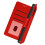 Housse iPhone 13 Portefeuille Multi-compartiments Support Vidéo Rouge 1