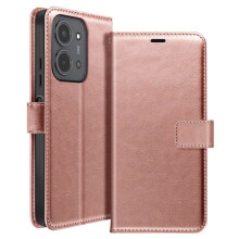 Étui Portefeuille - MAYAXESS - Xiaomi Redmi 15C - Rose champagne - Dragonne amovible - Fonction Stand