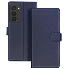 Étui Portefeuille 2 en 1 - MAYAXESS - Redmi 15 5G - Coque Détachable - Bleu Nuit - Aimanté