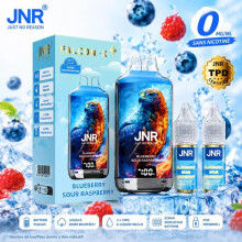 JNR Falcon-X Blueberry Sour Raspberry 0MG/ML – Cigarette Électronique Rechargeable, 2x10ML, Batterie 950mAh