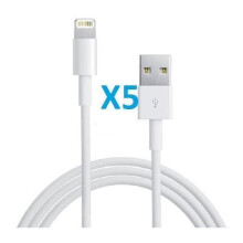 Lot de 5 cables usb chargeur Iphone 6/5S/5C/5