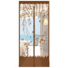 (Coffee, 100x210cm/39.4x82.7in) Mosquito Anti Insect Bugs Magnetic Tulle Automatic Closing Door Mesh Net Screen