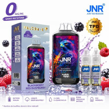 JNR Falcon-X Blackberry Red Raspberry 0MG/ML – Cigarette Électronique Rechargeable, 2x10ML, Batterie 950mAh