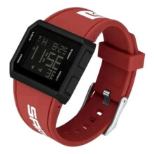 SANDA Mens Digital LED Shock Resistant Waterproof Multi-Function Sports-Watch