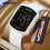 SANDA Unisex 5ATM Rectangular LED Digital Chronograph Calendar Alarm Stopwatch 2