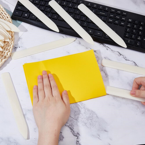 40Pcs Plastic Bone Folder Tool Paper Folding Tool Creaser Book Folding Tools Origami Tools for Burnishing, Bookbinding 2