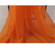 (Orange)Chiffon Shawl For Women Elegant Sun Protection Cape With Short Sleeve Design For Weddings And Summer Outwear