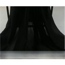 (Black)Chiffon Shawl For Women Elegant Sun Protection Cape With Short Sleeve Design For Weddings And Summer Outwear
