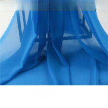 (LakeBlue)Chiffon Shawl For Women Elegant Sun Protection Cape With Short Sleeve Design For Weddings And Summer Outwear