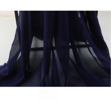 (NavyBlue)Chiffon Shawl For Women Elegant Sun Protection Cape With Short Sleeve Design For Weddings And Summer Outwear
