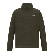 (14 Years, Dark Khaki) Regatta Childrens/Kids Hot Shot Quarter Zip Fleece Top