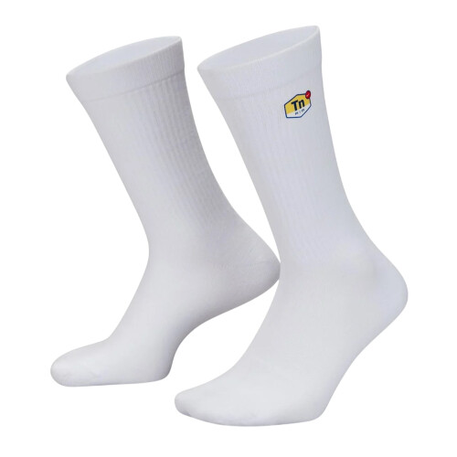 Nike (M, White) Nike Mens Essential Crew Socks 2