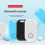 (White)Smart Bluetooth Antiloss Tag With Twoway Search For Keys Wallet Children And 9