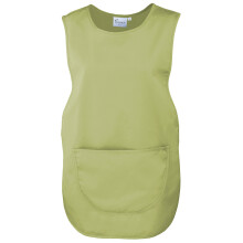 (M, Lime) Premier Ladies/Womens Pocket Tabard / Workwear (Pack of 2)