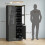 Homcom HOMCOM Modern Bookcase, Display Cabinet with Adjustable Shelves, Black 3