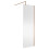 Balterley Balterley Wetroom Screen with Support Bar, 700mm, Brushed Bronze 1