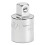 (1/4 to 3/8 M Adapter)Universal Steel Socket Adapter With Chrome Finish For Power Tools Use Workshop 11