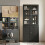 Homcom HOMCOM Modern Bookcase, Display Cabinet with Adjustable Shelves, Black 6