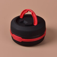 (Red)Tragbare Camping Laterne LED Wandern Nachtlicht Lampe zusammenklappbare Taschenlampe