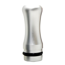 (Silver)6 Color Drip Tip Connector Mouthpiece Aluminum Cigarette Butt Tool Filtering