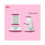 (White Pink)Car Mount Holder With Pu Gel Suction Cup 360 Degree Rotation For Dashboard Use 1