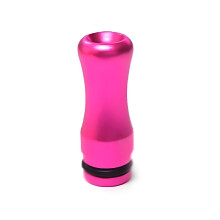 (RoseRed)6 Color Drip Tip Connector Mouthpiece Aluminum Cigarette Butt Tool Filtering
