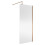 Balterley Balterley Wetroom Screen with Support Bar, 900mm, Brushed Bronze 3