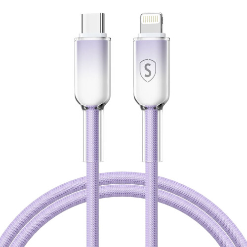 Sign Dynamic Series USB-C - Lightning -kaapeli 2.4A, 1M - Violetti