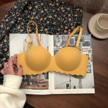 (Yellow, 36/80AB) Summer Bra Youth With Lightweight Foam For Casual And Use School Fashion