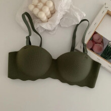 (Olive, 34/75AB) Summer Bra Youth With Lightweight Foam For Casual And Use School Fashion