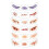 6 Pack Halloween Freckle Temporary Tattoos Pumpkin Bat Ghost Star 1