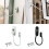 (White,Ordinary)Window Door Restrictor Security Cable Key Lock Child Baby Thickened Safety 4