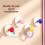 (Red)Bathroom Dopamine Suction Hooks Wall Mount No Drilling For Organization Home 6