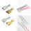 (Silver 6.3mmA)Electronics Tinned Copper Spade Terminal Connectors Applications Automotive 5