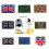 (White Red)England Flag Embroidered Arm Patch Clothing Backpack Cap Decorations Accessory 2