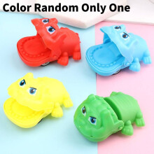 (Dog)Mini quebra-cabeça de brinquedo de hipopótamo para cachorro crocodilo unidade de inércia educação infantil