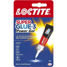 Klebstoffe Cyanacrylate - LOCTITE - SUPERGLUE-3P - Power Gel - Tube 3g