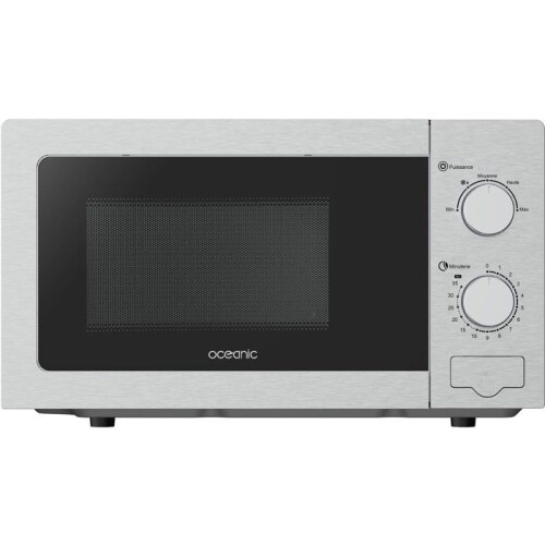 Monfunction Mikrowelle OCEANIC MO20S Silber L45x H24 x T32,1 cm 20L