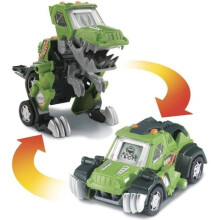 VTECH - Switch & Go Dinos - Drex, Super T-Rex (Jeep) - Interaktiver T-Rex, der in ein Geländewagen umgewandelt werden kann