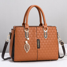 (Yellow)Contemporary Womens Casual Tote Bag With A Unique Stitching Design Available In Colors Multiple