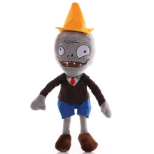 (#7 Yellow Hat)30cm122" Plants Vs Zombies Plush Toys Hats Pirate Duck Plush Stuffed Doll Toy