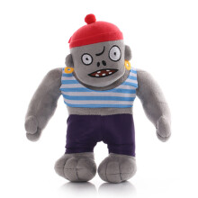 (#33 Blue Vest)30cm122" Plants Vs Zombies Plush Toys Hats Pirate Duck Plush Stuffed Doll Toy