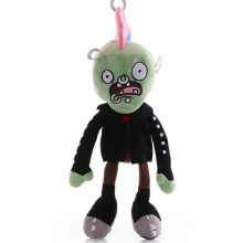 (#13 Black Coat)30cm122" Plants Vs Zombies Plush Toys Hats Pirate Duck Plush Stuffed Doll Toy
