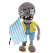 (#38 Flag)30cm122" Plants Vs Zombies Plush Toys Hats Pirate Duck Plush Stuffed Doll Toy